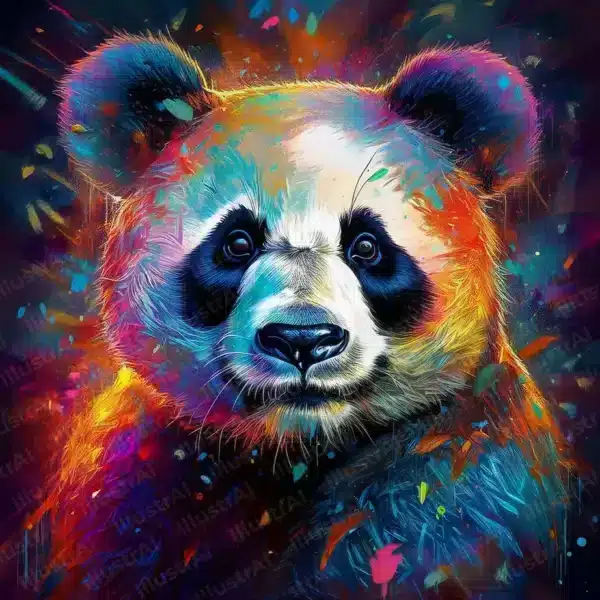 panda_colorful